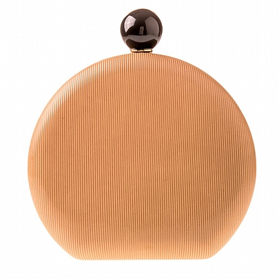 4 Queens Clutch Oval Beige