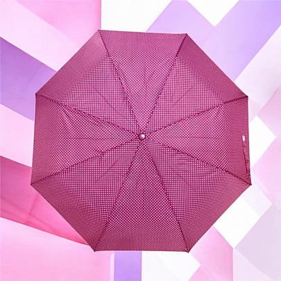 Ομπρέλα Χειροκίνητη Πουά Α 1111C Fuchsia 