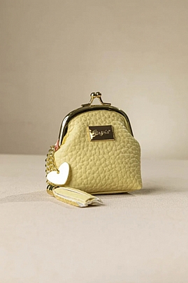 Fragola Μικρο Πορτοφόλι κερμάτων PC08-1F-light-yellow