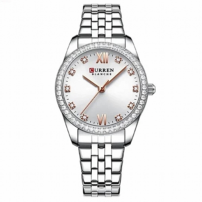 Curren Γυναικείο ρολόι 9086 Silver
