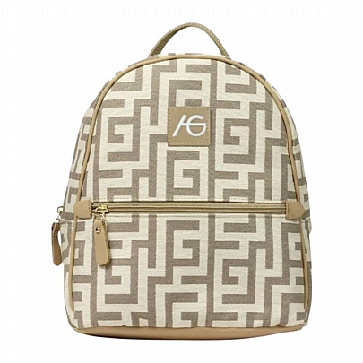 Χειροποίητη Γυναικεία Τσάντα Πλάτης Ari Gorgio Kaliroi 7777728Y Beige