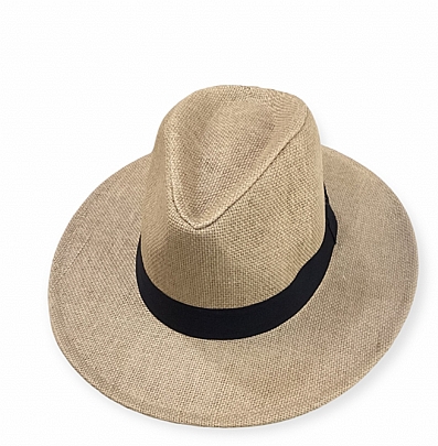 Γυναικείο Ψάθινο Καπέλο VJ2054 Beige