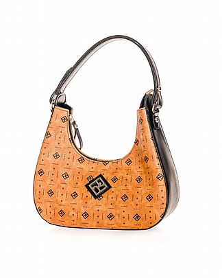 Pierro Τσάντα Ώμου Moneta Monogram Taba