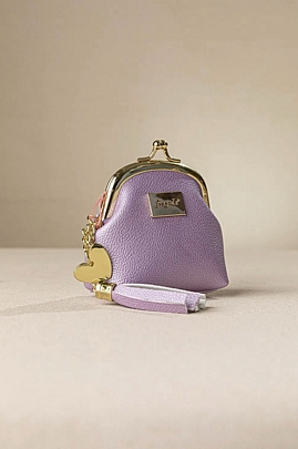 Fragola Μικρο Πορτοφόλι κερμάτων PC08-1-purple-metal