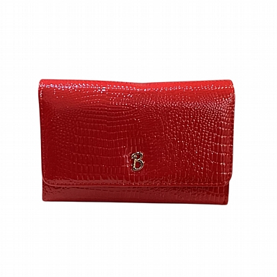 Προϊόν: Γυναικείο Πορτοφόλι με καπάκι Λουστρίν LN1262 Red Γυναικείο Πορτοφόλι με καπάκι Λουστρίν LN1262 Red