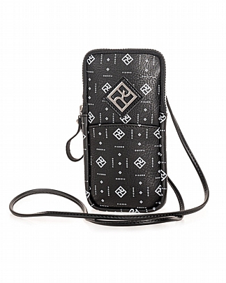 Pierro Tσαντάκι Χιαστί Milda Monogram Black