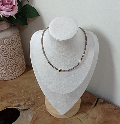 Προϊόν: Xειροποίητo κολιέ SM Σταυρουδάκι ατσάλι 52.1.385 Gold Xειροποίητo κολιέ SM Σταυρουδάκι ατσάλι 52.1.385 Gold