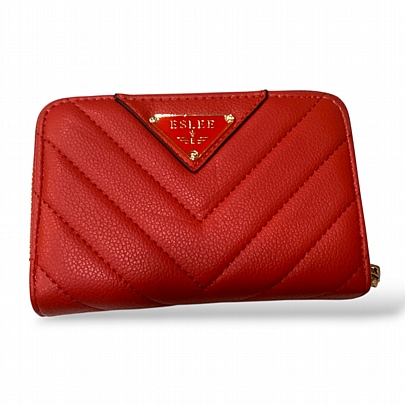 Προϊόν: Eslee Γυναικείο Πορτοφόλι Medium R807 Red Eslee Γυναικείο Πορτοφόλι Medium R807 Red