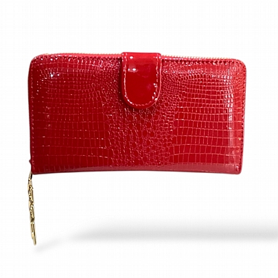 ESLEE Γυναικείο Πορτοφόλι Λουστρίν R812 Red