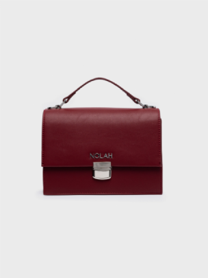 Nolah Τσάντα Χιαστί Ώμου Dorothy Dorothy Burgundy Silver