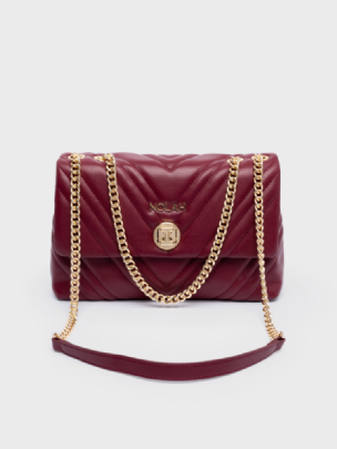 Nolah Τσάντα Χιαστί Ώμου Giuliana Burgundy