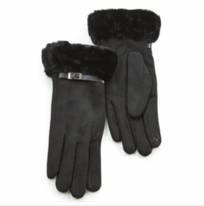 Verde Γυναικεία Γάντια 02-0723 Black