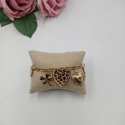 Βραχιόλι Ατσάλινο με κρεμαστά στοιχεία FA 4173 Gold