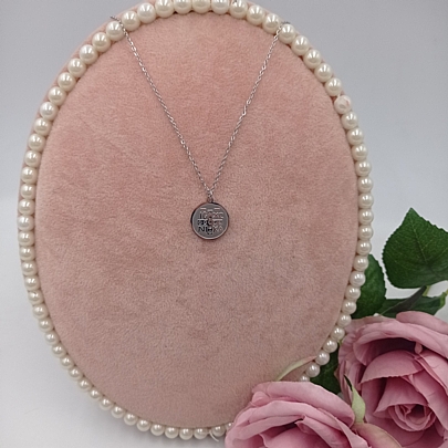 Κολιέ Ατσάλινο Κωνσταντινάτο FA 1042 Silver