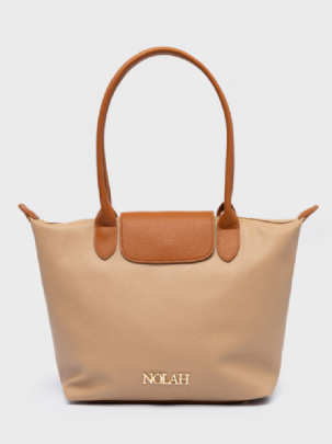 Nolah Τσάντα Χιαστί Ώμου Capuccine Large Beige