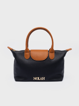 Nolah Τσάντα Χιαστί Ώμου Capuccine Small Black