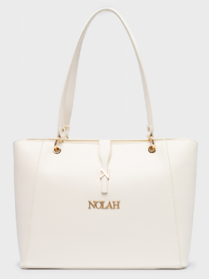 Nolah Τσάντα Ώμου Stella Ivory Light Gold