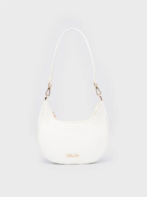 Nolah Τσάντα Χιαστί Ώμου Delfine White