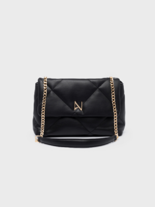 Nolah Τσάντα Χιαστί Ώμου Kelcy Black