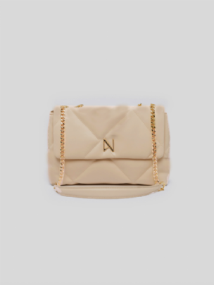 Nolah Τσάντα Χιαστί Ώμου Kelcy Beige