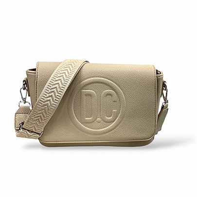 Γυναικεία τσάντα χιαστί/ώμου 9960-890C Taupe