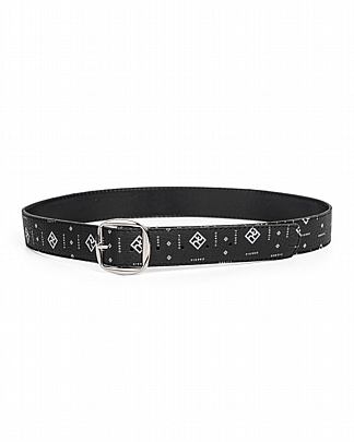 Pierro Ζώνη Damia Monogram Black