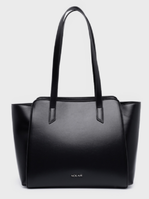 Nolah Τσάντα Ώμου Maxin Black Silver
