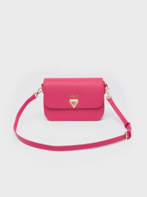 Nolah Τσάντα Χιαστί Ώμου Fiona Pink Light Gold