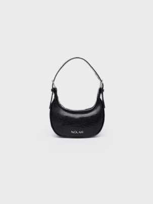 Nolah Τσάντα Ώμου Tiny Black Silver

