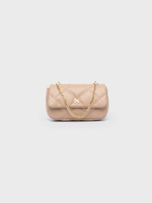 Nolah Τσάντα Χιαστί Ώμου Jill Beige

