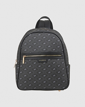 Verde Γυναικεία Τσάντα Πλάτης 16-7851 Black