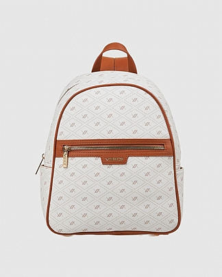Verde Γυναικεία Τσάντα Πλάτης 16-7851 White