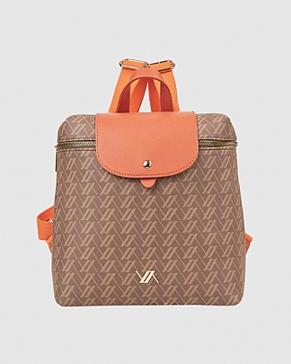 Verde Γυναικεία Τσάντα Πλάτης 16-7843 Orange