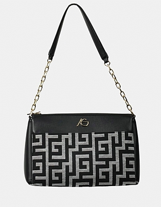 Γυναικεία Τσάντα Χιαστί/Ώμου Ari Gorgio  Althea 2326-05 Black-White