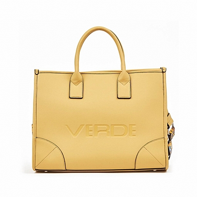 Verde Γυναικεία Τσαντα Χειρός Ώμου 16-7335 Yellow