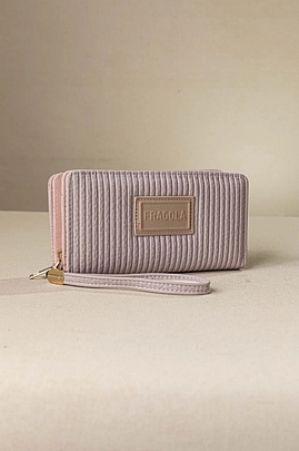 Fragola Μεγάλο πορτοφόλι με διπλό άνοιγμα PC392-light-pink