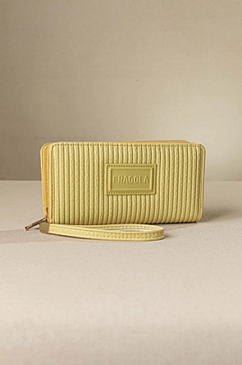 Fragola Μεγάλο πορτοφόλι με διπλό άνοιγμα PC392-light-yellow