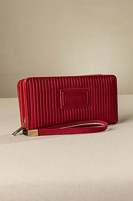 Fragola Μεγάλο πορτοφόλι με διπλό άνοιγμα PC392-red
