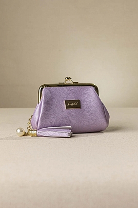 Fragola Μικρο Πορτοφόλι κερμάτων PC05-purple-metal