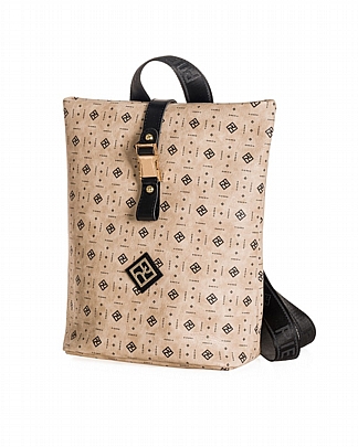 Pierro Τσάντα Πλάτης Nara Monogram Mocca