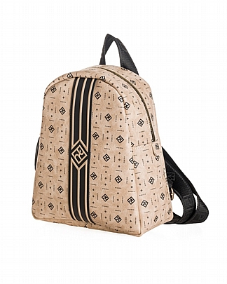Pierro Τσάντα Πλάτης Cerelia Monogram Mocca