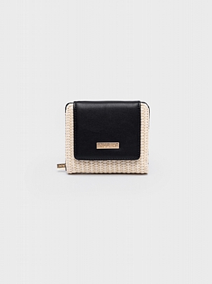 Nolah Μικρό Γυναικείο Πορτοφόλι Toulouse Cream Black