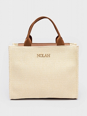 Nolah Τσάντα Χιαστί Ώμου Rennes Natural Brown