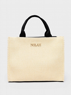 Nolah Τσάντα Χιαστί Ώμου Rennes Natural Black