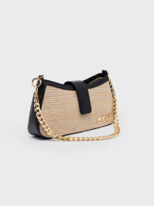 Nolah Τσάντα Χιαστί Ώμου Riviera Beige-Black