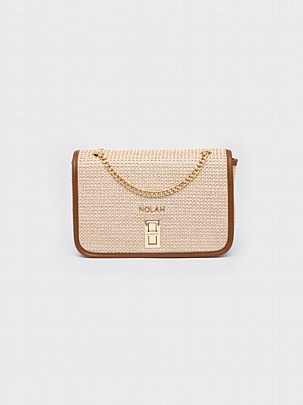 Nolah Τσάντα Χιαστί Ώμου Lille Beige Brown