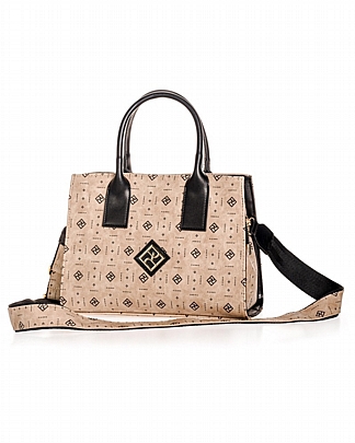 Pierro Τσάντα Selene Monogram Mocca