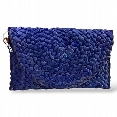 Ψάθινος Φάκελος 25011 Blue