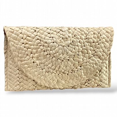 Ψάθινος Φάκελος 25011 Light Beige