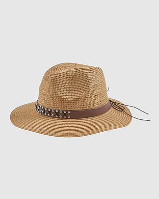 Verde Γυναικείο Ψάθινο Καπέλο 05-0815 Beige